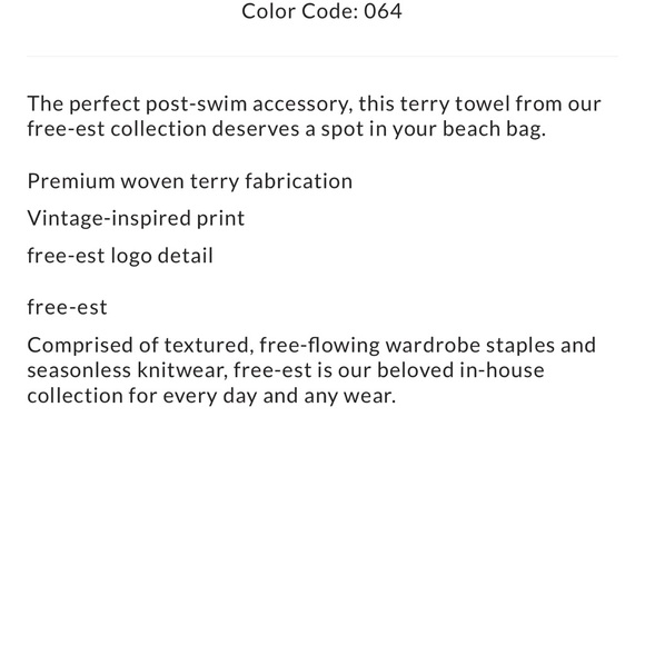 Free People Free-est Coastal Wildflower Beach Towel - Picture 4 of 8